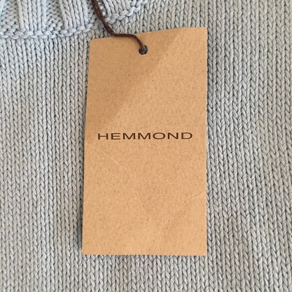 Hemmond Ice Blue Sleeveless Knit Sweater Size EU 48 - Picture 10 of 11